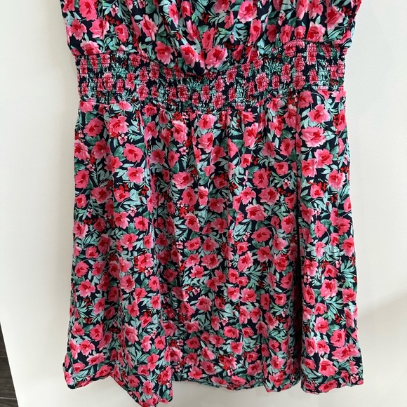 Old Navy Pink and Green Floral Dress Large NWOT - Picture 3 of 9